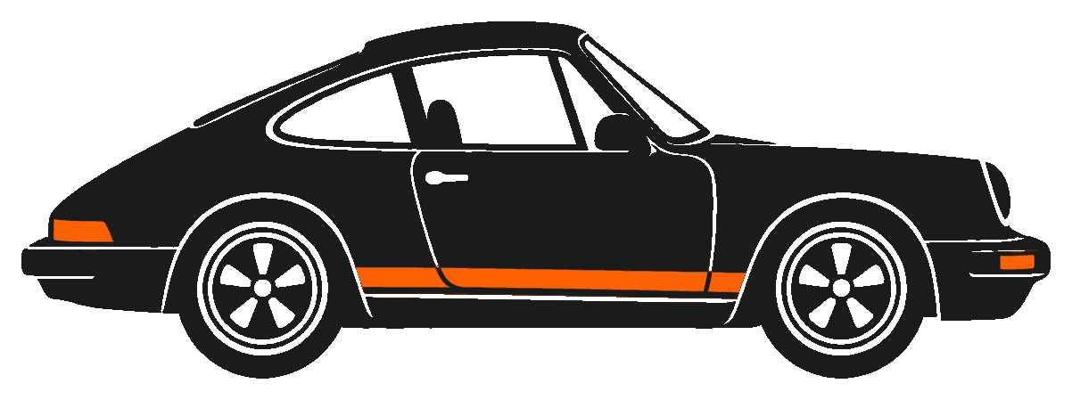 Porsche 911 side profile